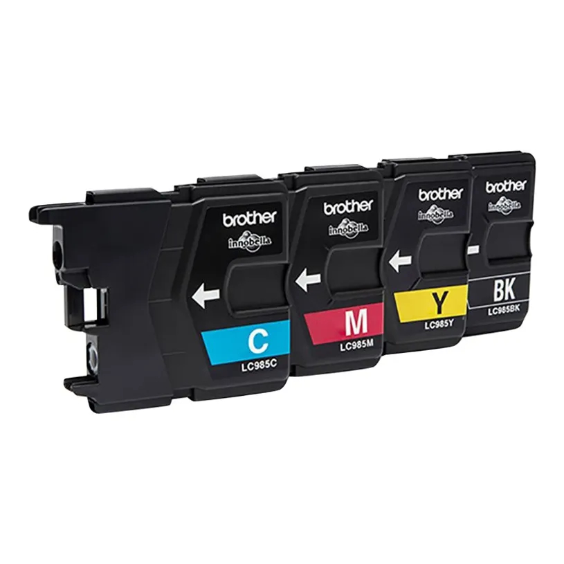 Brother LC985VALBP - Pack de 4 cartouches : noir, cyan, magenta, jaune - cartouches d'encre originales Comme neuf - Vue 3 - 